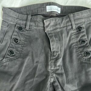 LOFT grey slim cargo/jean womens